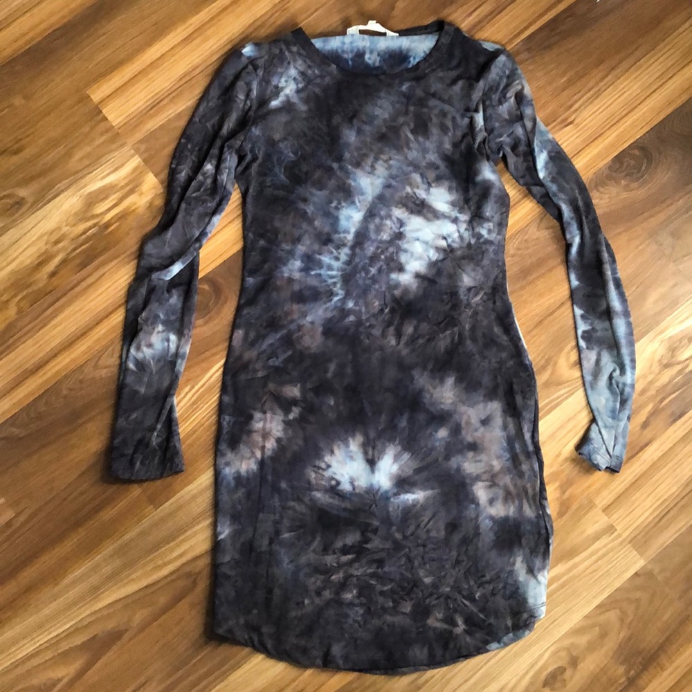 Stella Tweed Tie Dye Purple Dress Size Small
